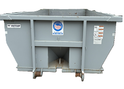 Twenty yard roll-off dumpster