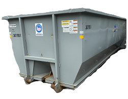 Thirty yard roll-off dumpster