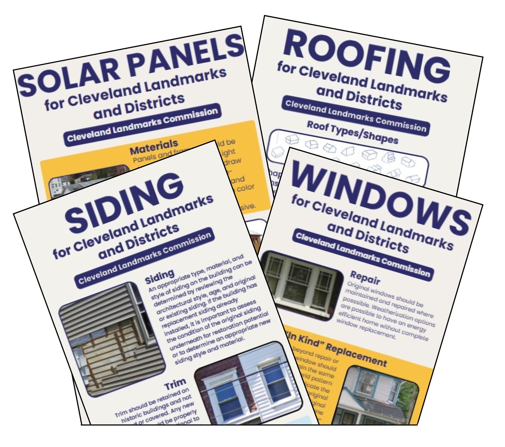 image of the Landmarks Commission guidelines handouts