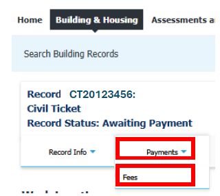 Payment and Fees