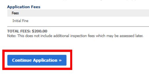 Continue Application