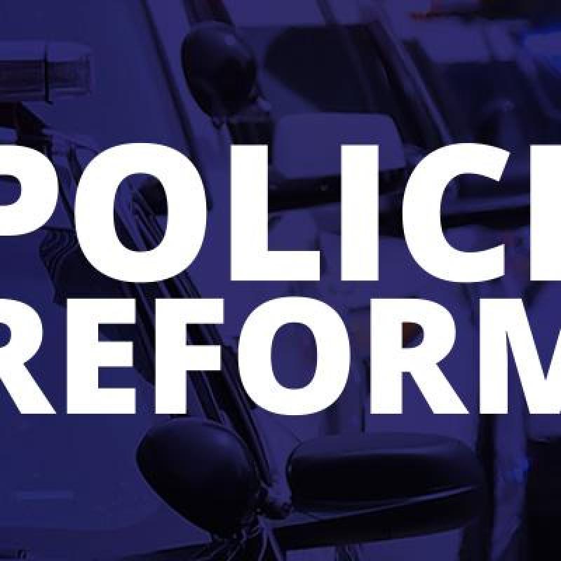 police reform banner