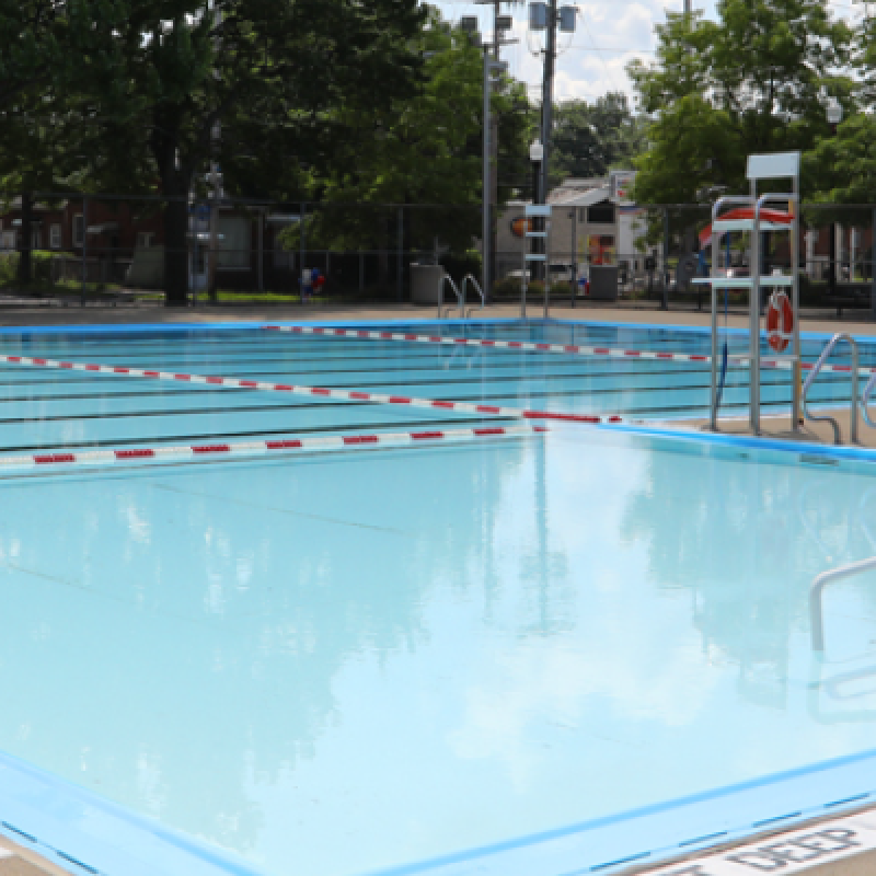 a pool opens in cleveland