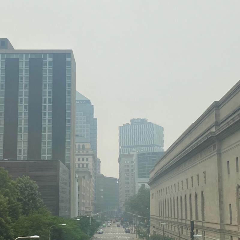 Cleveland Air Quality from Forest Fires