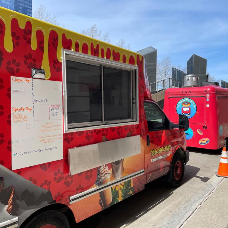 Red & Yellow Food Truck