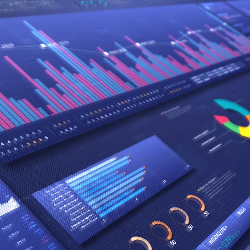 generic data on a screen