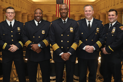 cleveland police department gathered for a photo