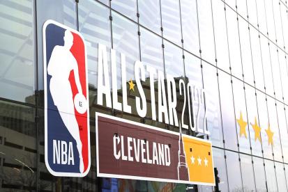 all star logo on side of building