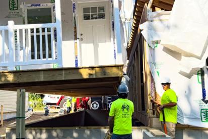 modular home installation