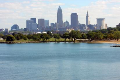 City of Cleveland - Lake Erie Skyline