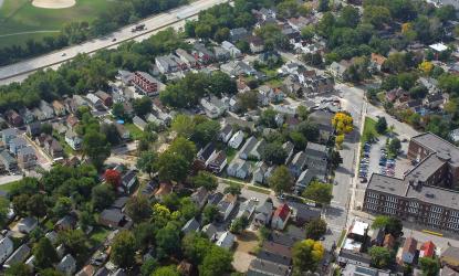 Aerial View of Cleveland