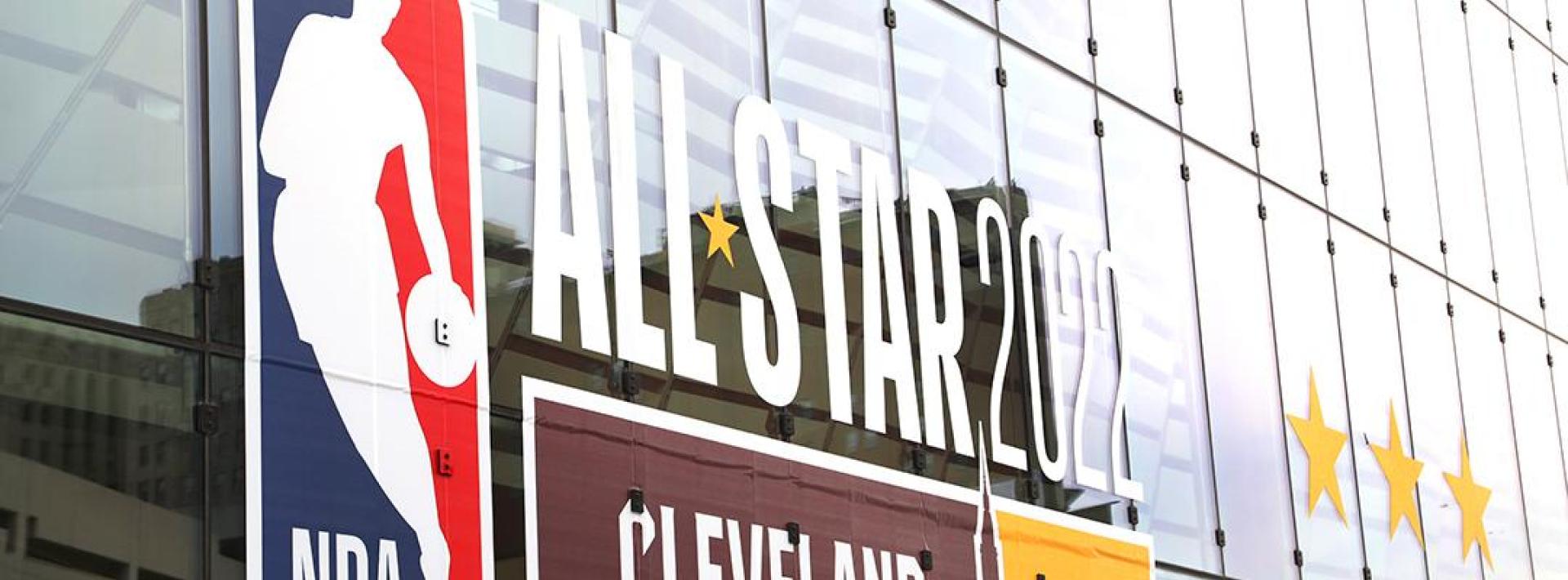 all star logo on side of building