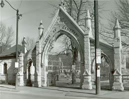 Erie Street Cemetery Gatehouse - East 9th Street elevation 2