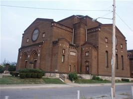 Liberty Hill Baptist Church - Euclid Avenue elevation - looking southeast