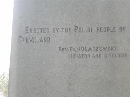 Cleveland Museum of Art - Kosciusko statue inscription