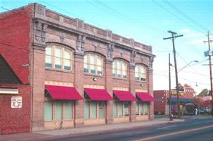 Farnsworth Building after renovation - Pearl Road elevation