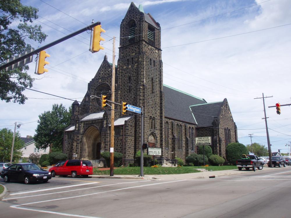 Greater Friendship Baptist Church - Arlington and Thornhill - looking northeast