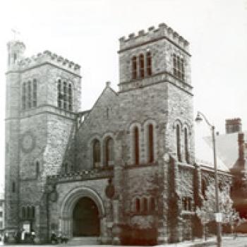 Calvary Presbyterian Church - Euclid Avenue elevation looking southeast