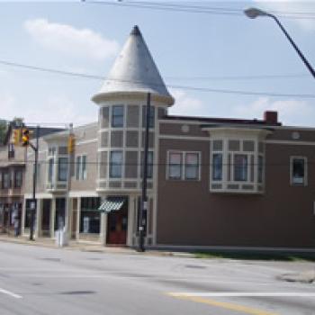 Myron's Commercial Building - West 58th and Detroit - looking northwest