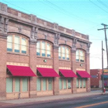 Farnsworth Building after renovation - Pearl Road elevation