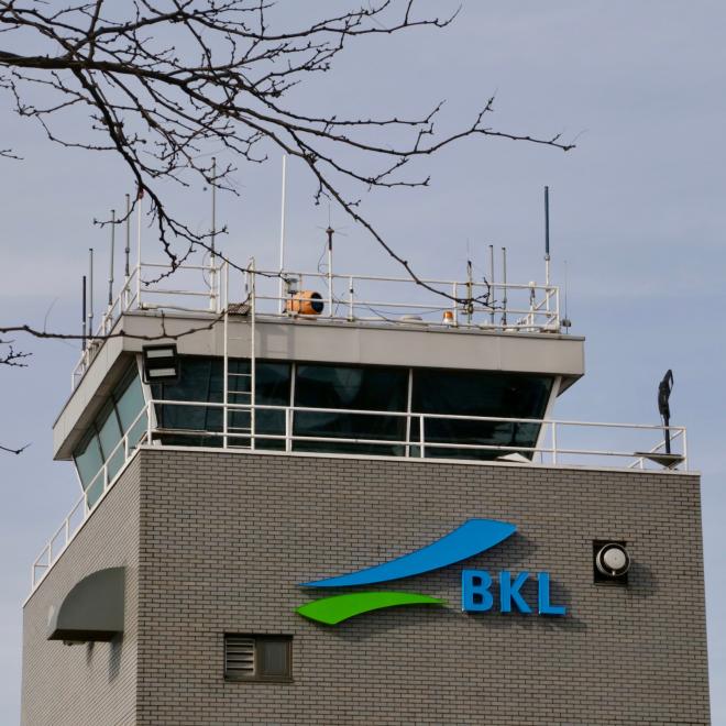 Control tower at Burke Lakefront Airport