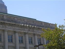 Cleveland City Hall - west elevation upper floors