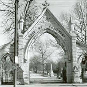 Erie Street Cemetery Gatehouse - East 9th Street elevation