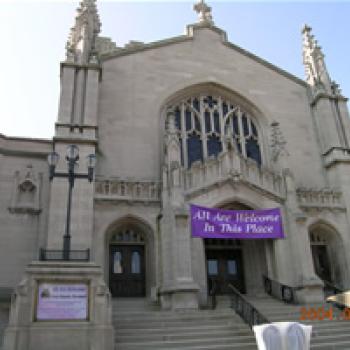 First Methodist Church front entrance